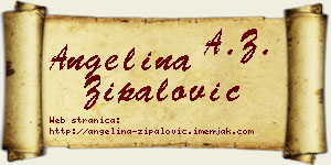 Angelina Zipalović vizit kartica